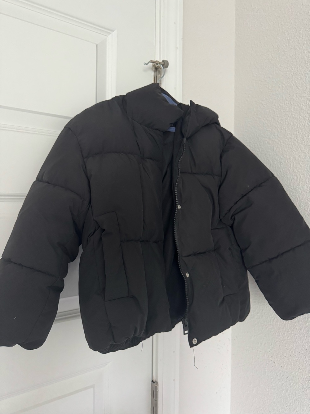 Zara Black Hooded Jacket